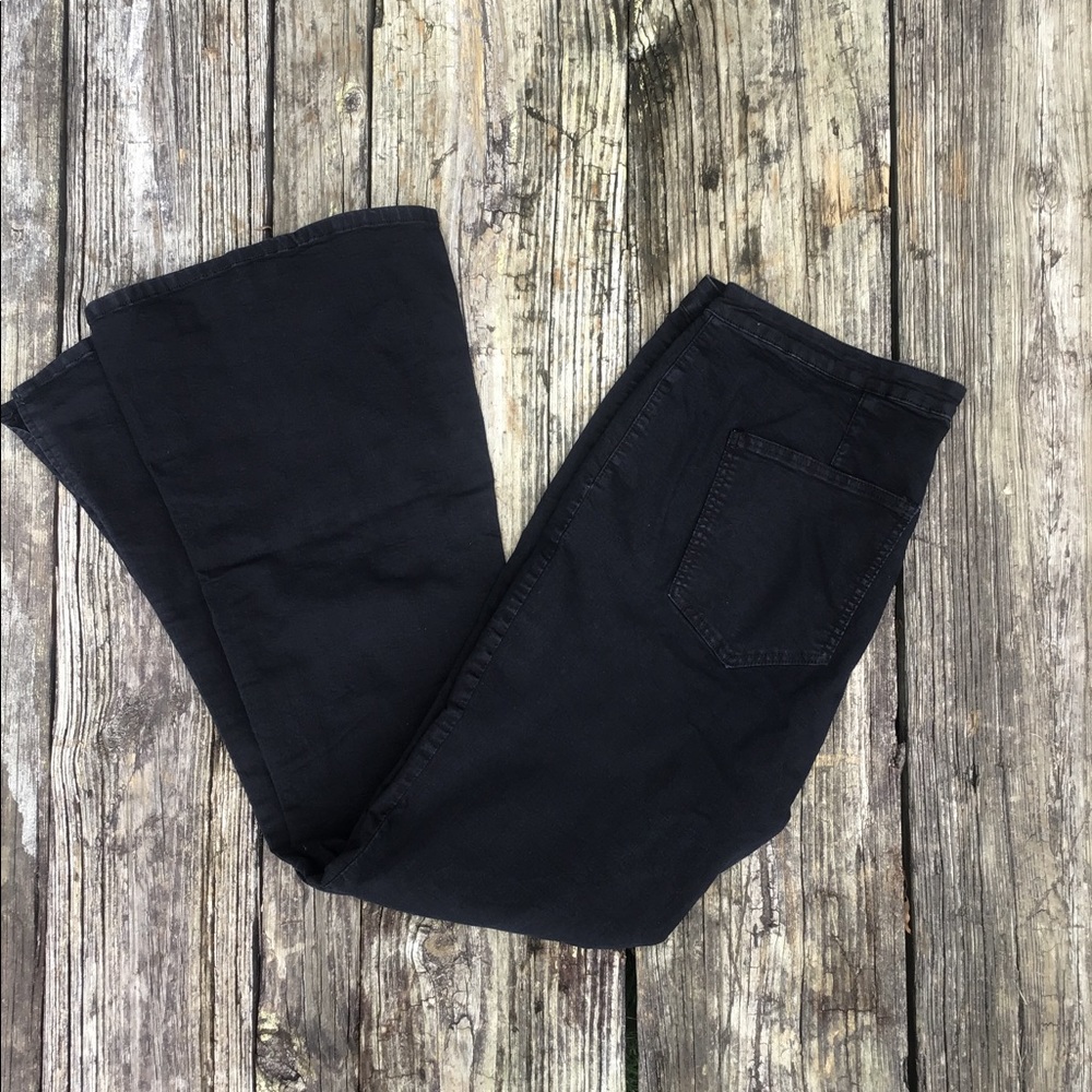 Fashion Nova Split Flare Jeans